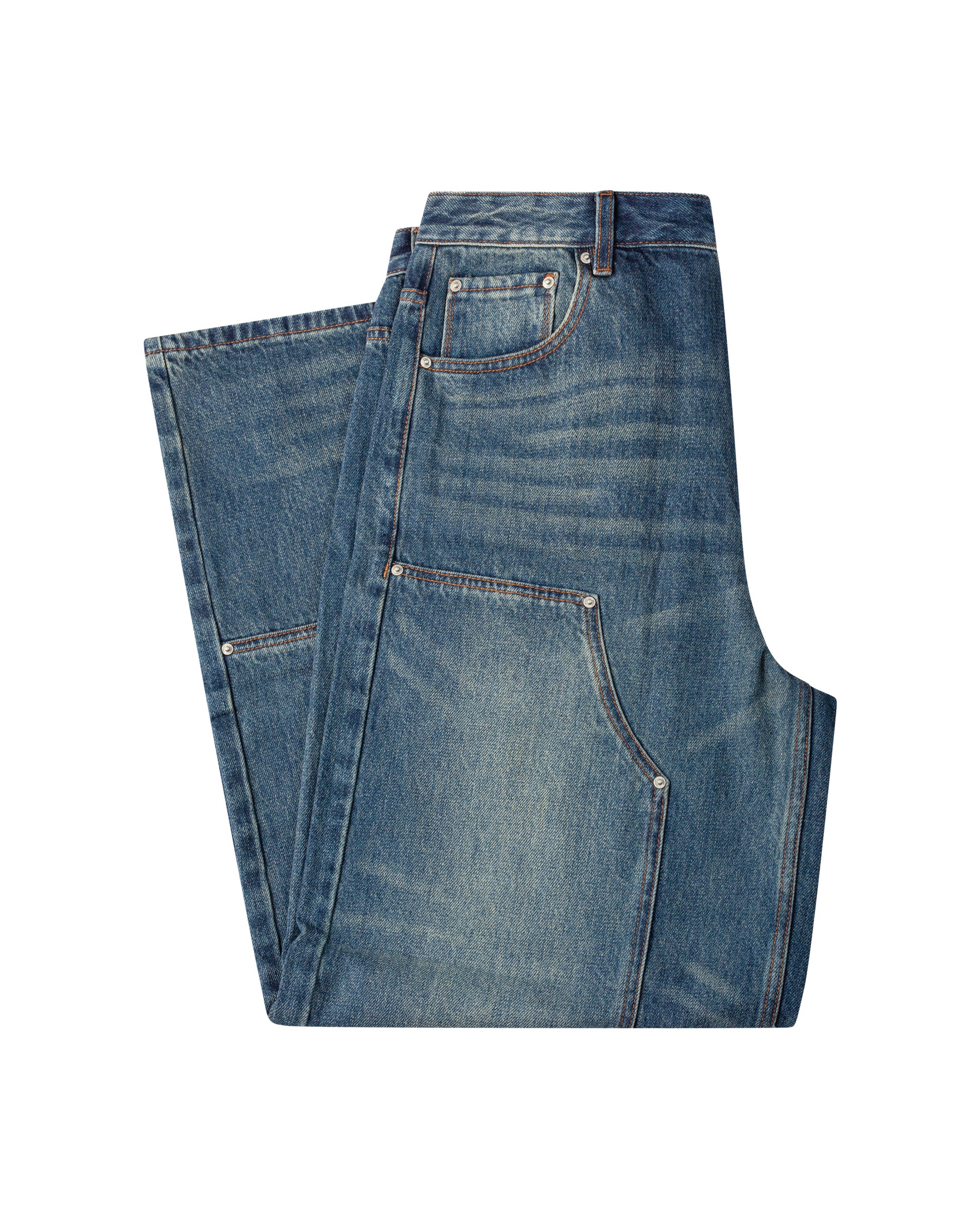 Blue Double Knee Denim - Image 3
