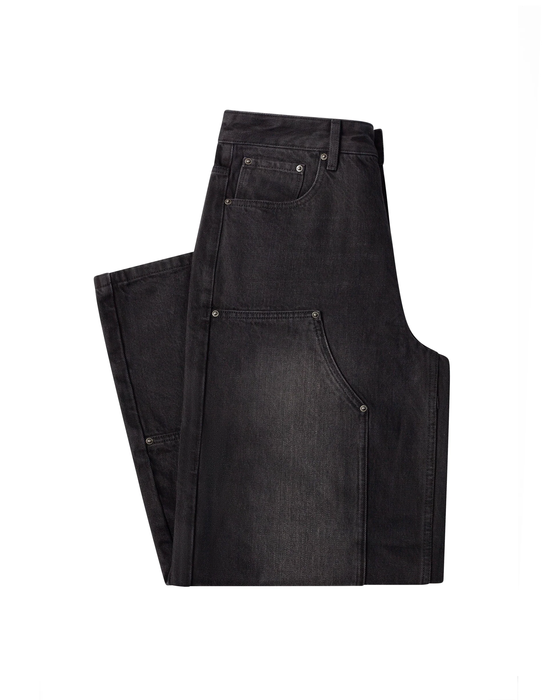 Black Double Knee Denim - Image 3
