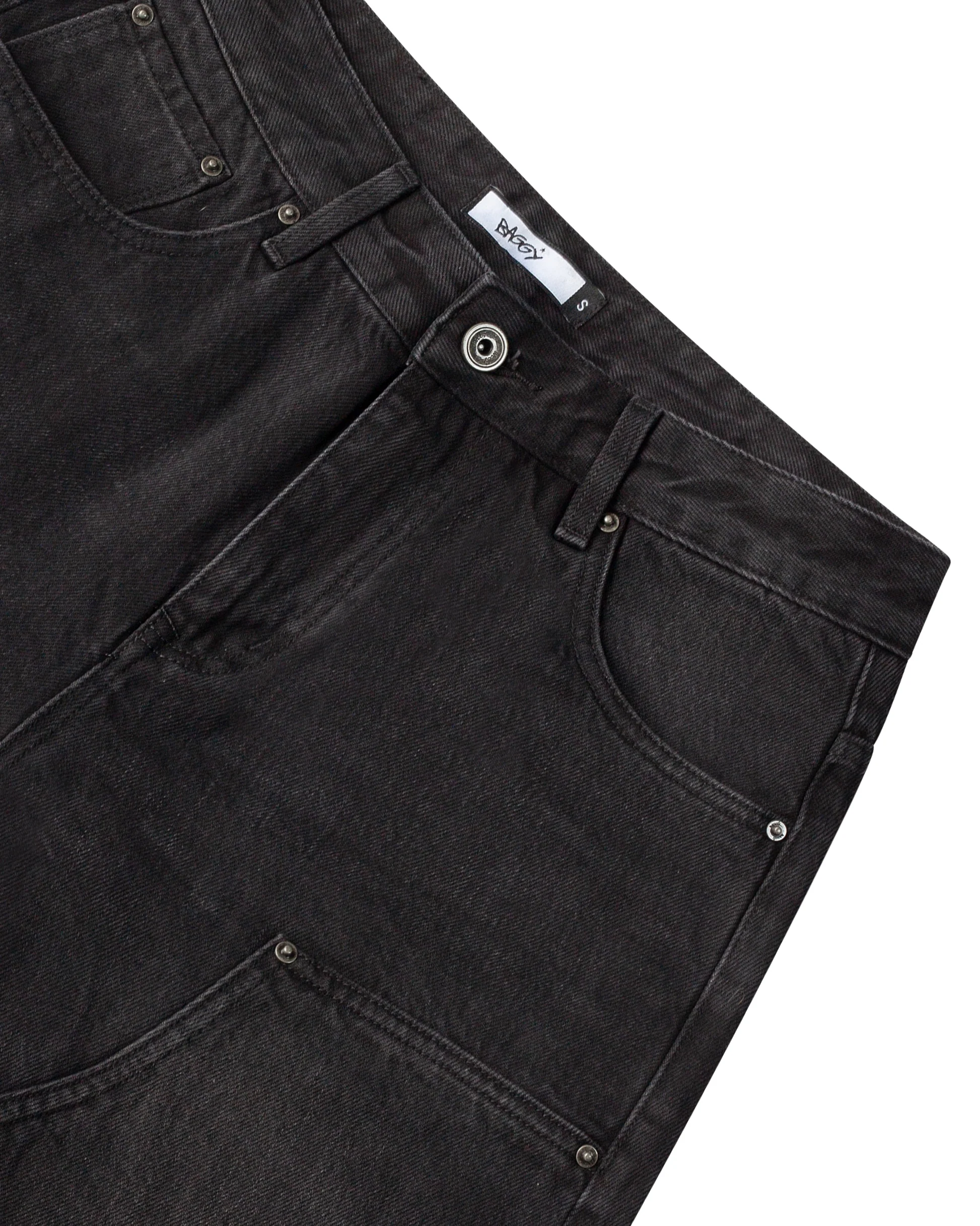 Black Double Knee Denim - Image 4