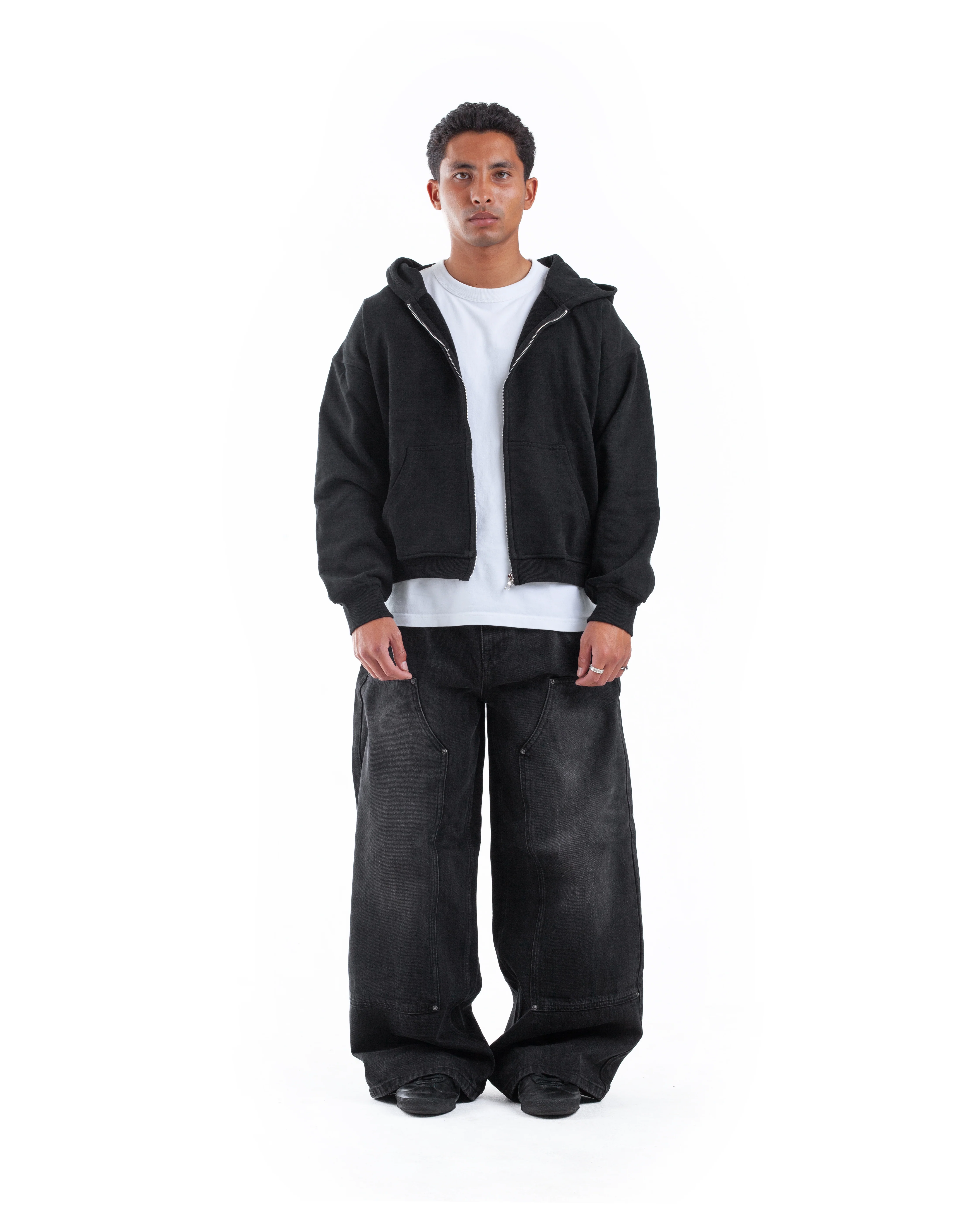 Black Double Knee Denim - Image 5