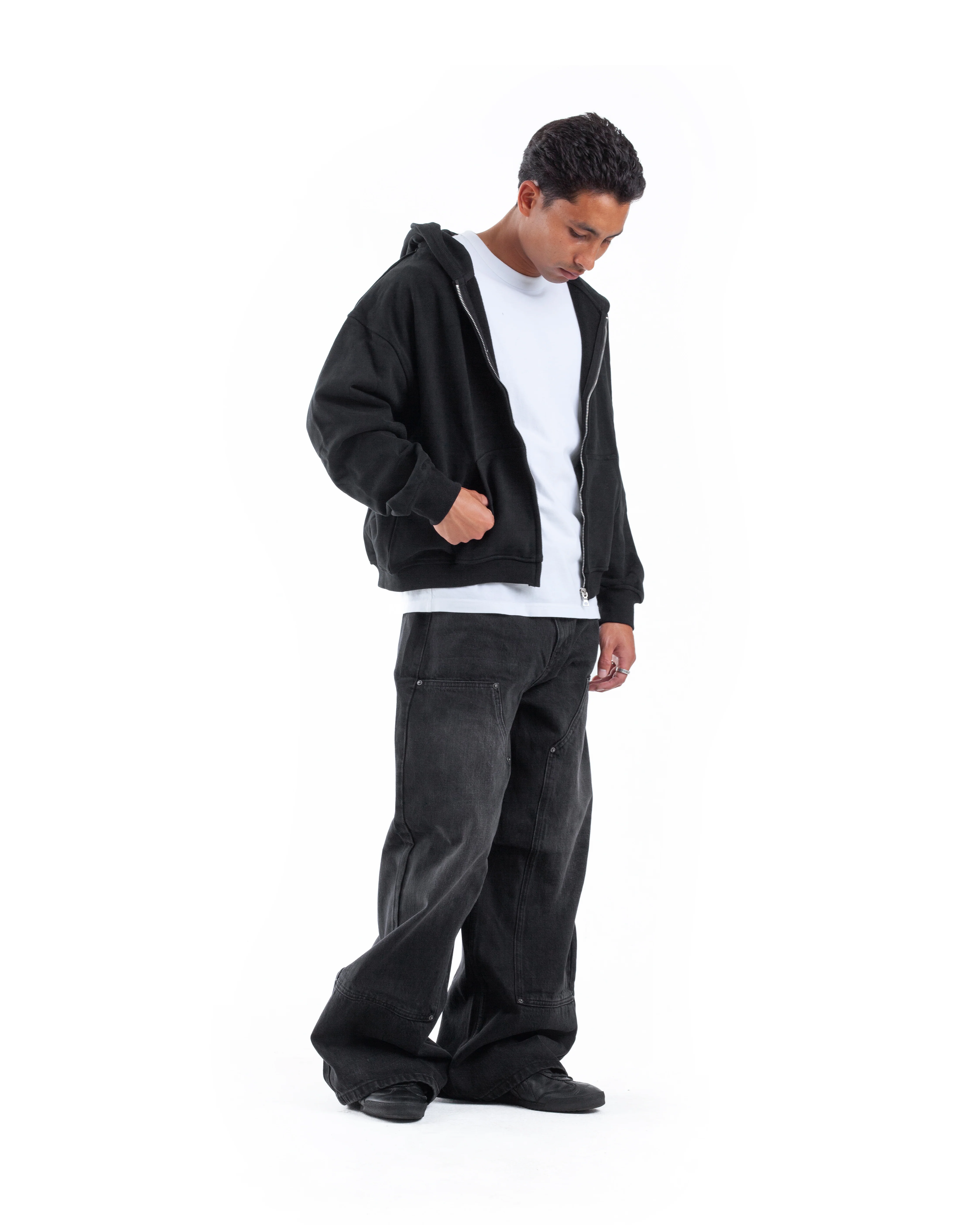 Black Double Knee Denim - Image 6