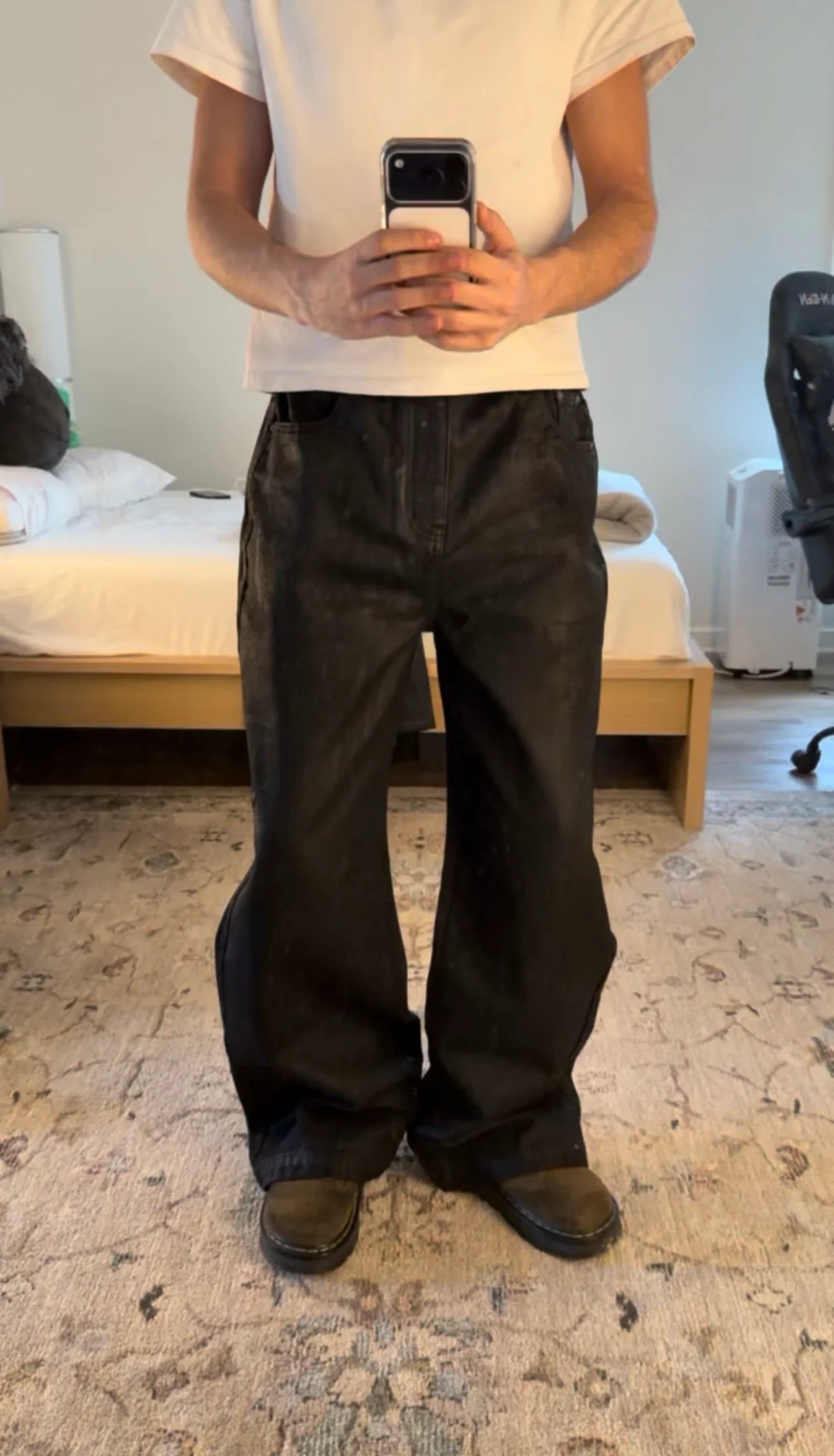 Waxed Bootcut Denim - Image 3