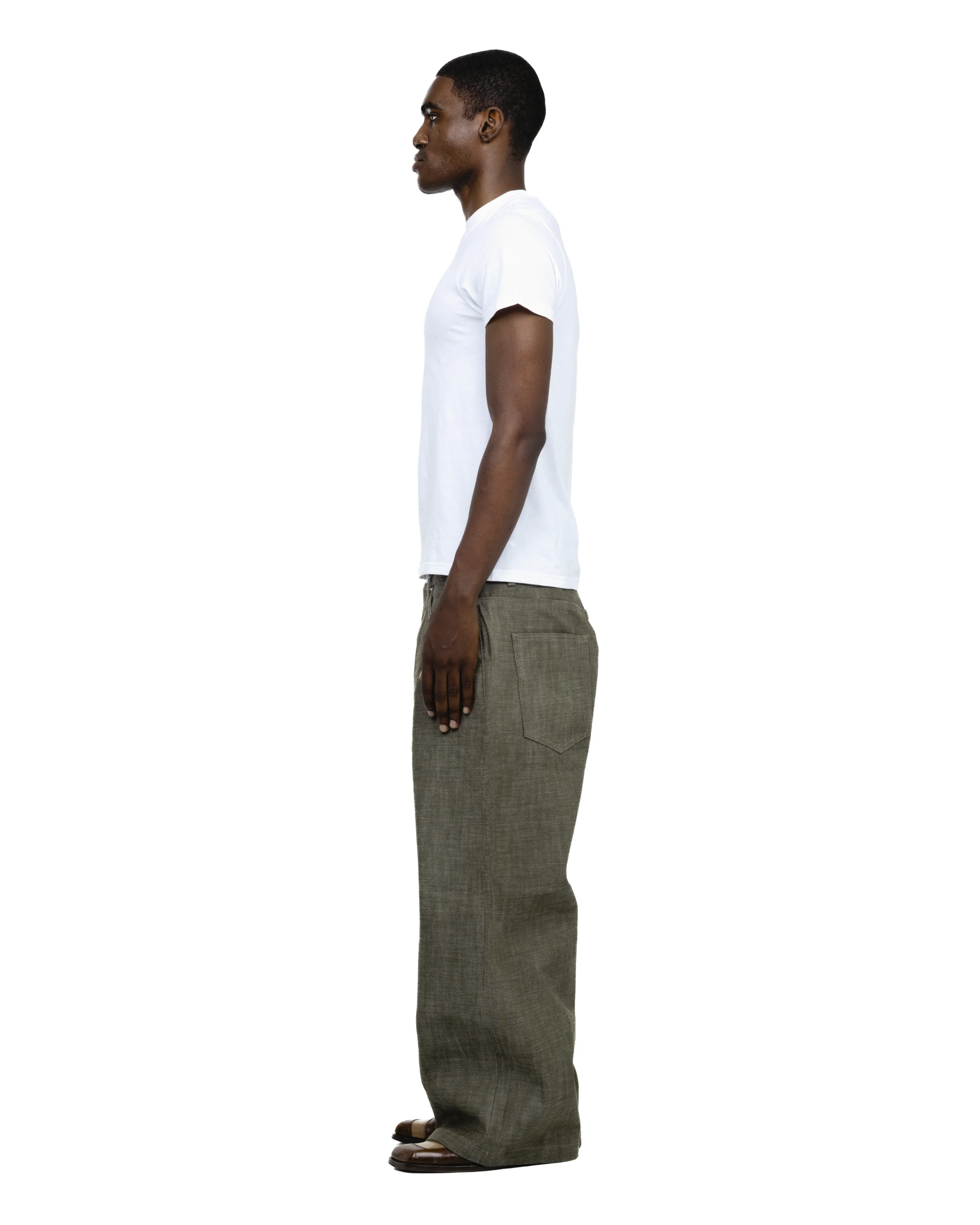 Green Selvedge Denim - Image 4