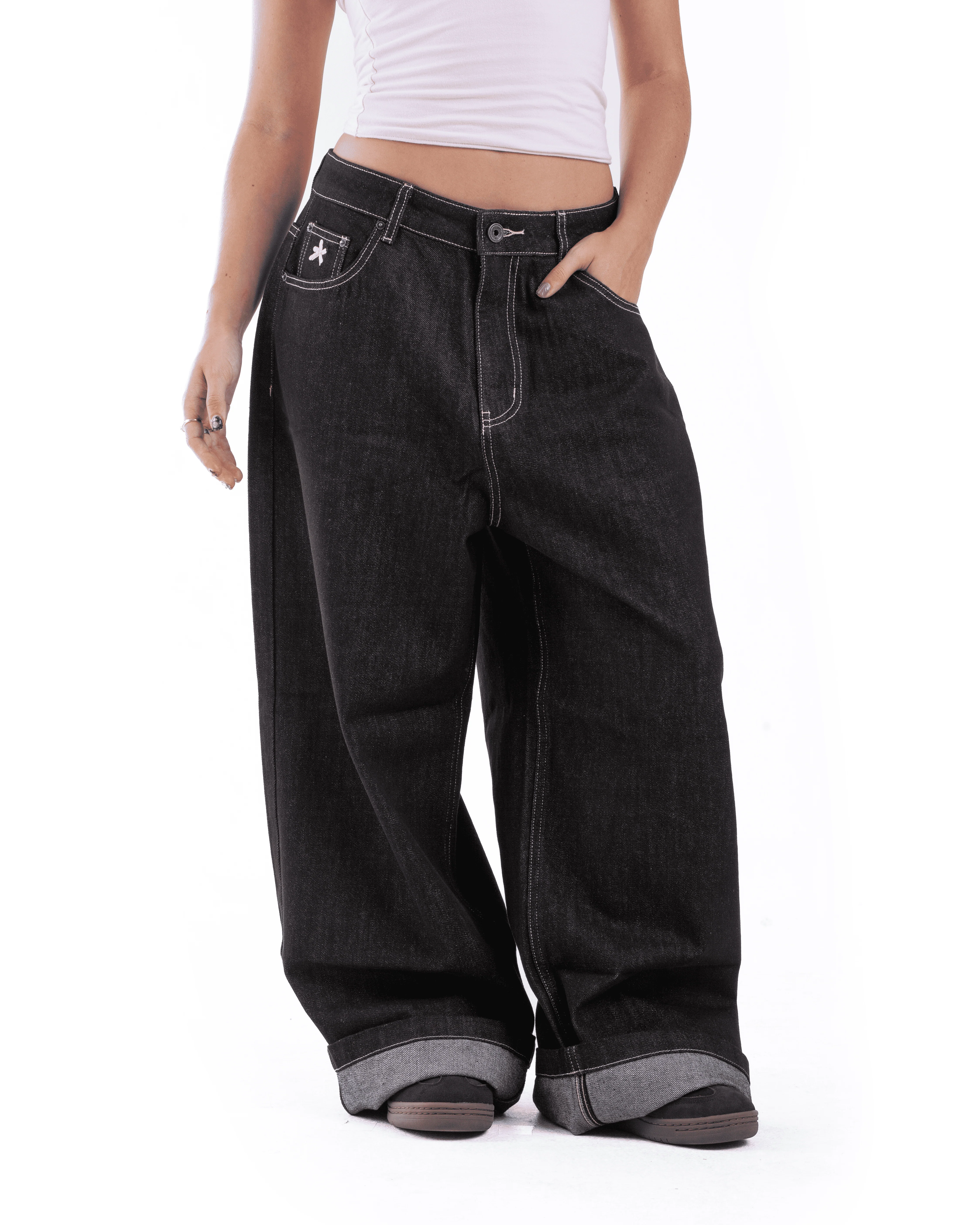 Raw Denim W/ Pink Stitching - Image 12